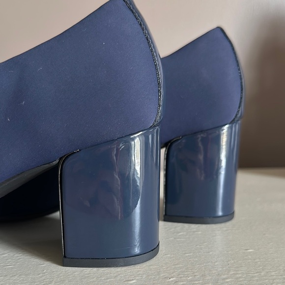 Anne Klein Midnight Blue Block Heels - Picture 7 of 7